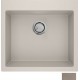 Νεροχύτης Γρανιτένιος Sanitec Ultra Granite 816 (50X50) Sienna (Καφέ) Βαρέως Τύπου με 1 Μεγάλη Γούρνα